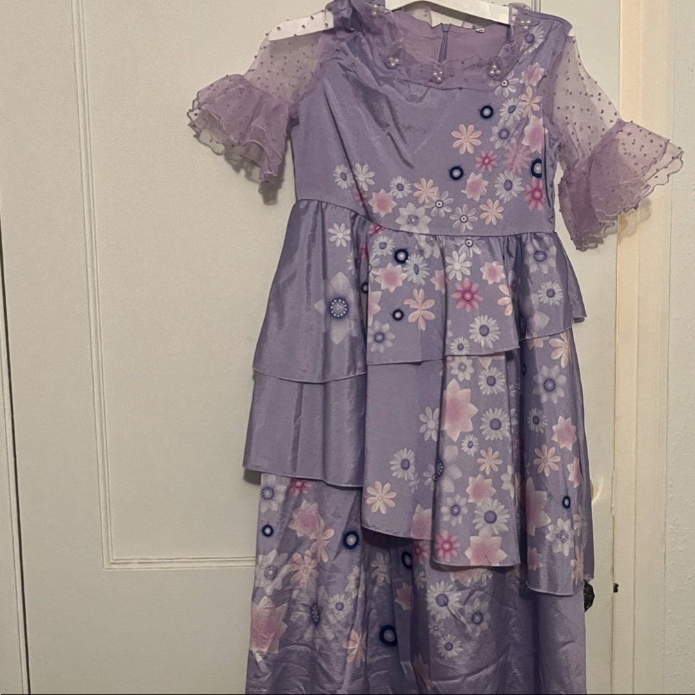 Girls Encanto Costume Dress (Mirabel)